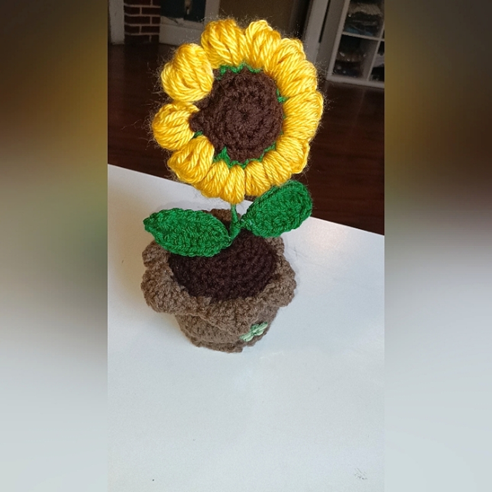 sunflower handmade crochet